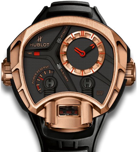 Hublot Replica 902.OX.1138.RX MP-02 Key of Time King Gold watch